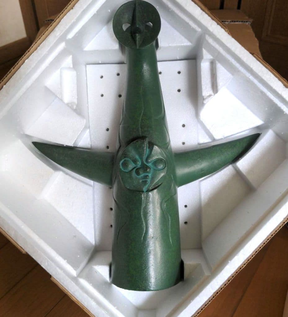 匿名配送★【超希少！未使用・非売品】岡本太郎　太陽の塔　ブロンズ像・オブジェ