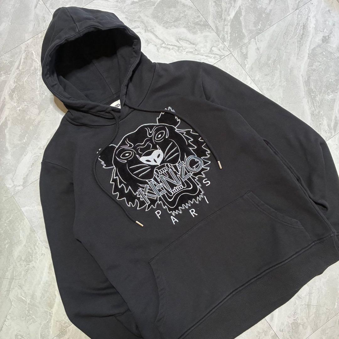 【希少】KENZO タイガー 刺繍 パーカー ストリート アメカジ ノームコア