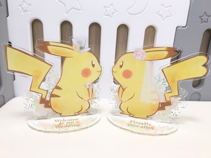 【非売品】ポケモンブライダル　ピカチュウウェルカムボード、ペーパーバッグ