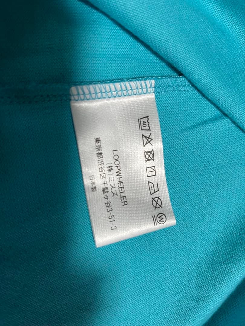 ループウィラー ビームス 別注 ルーズフィット Tシャツ MINT.GRN XL