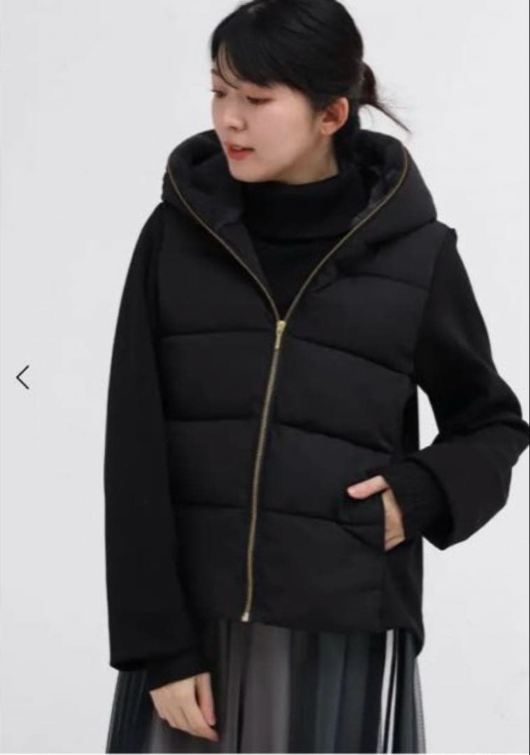 【新品未使用】フェイクファーフード　ダウンジャケット　MEDOC ヤマダヤ