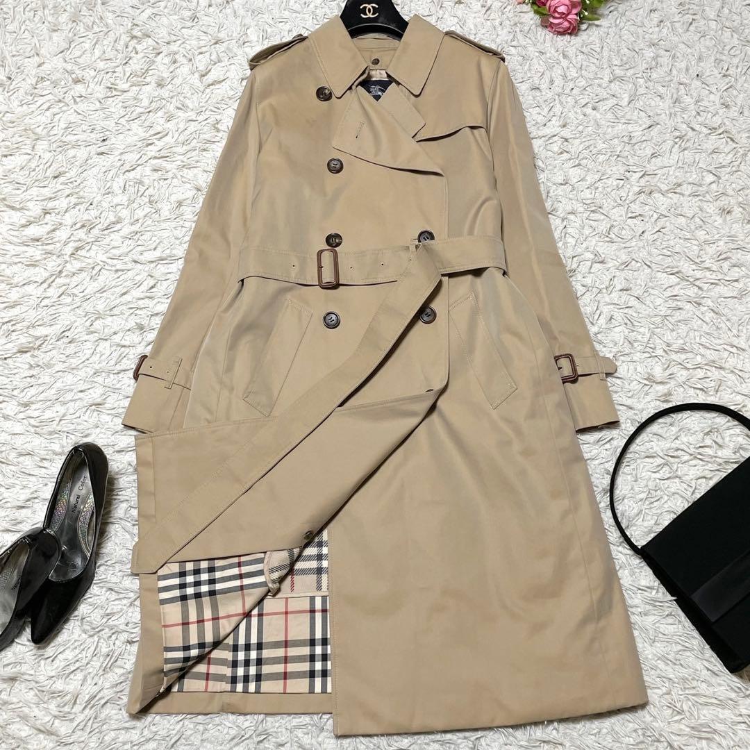 極美品●バーバリーロンドン トレンチコート ライナー ベルト ベージュ 44