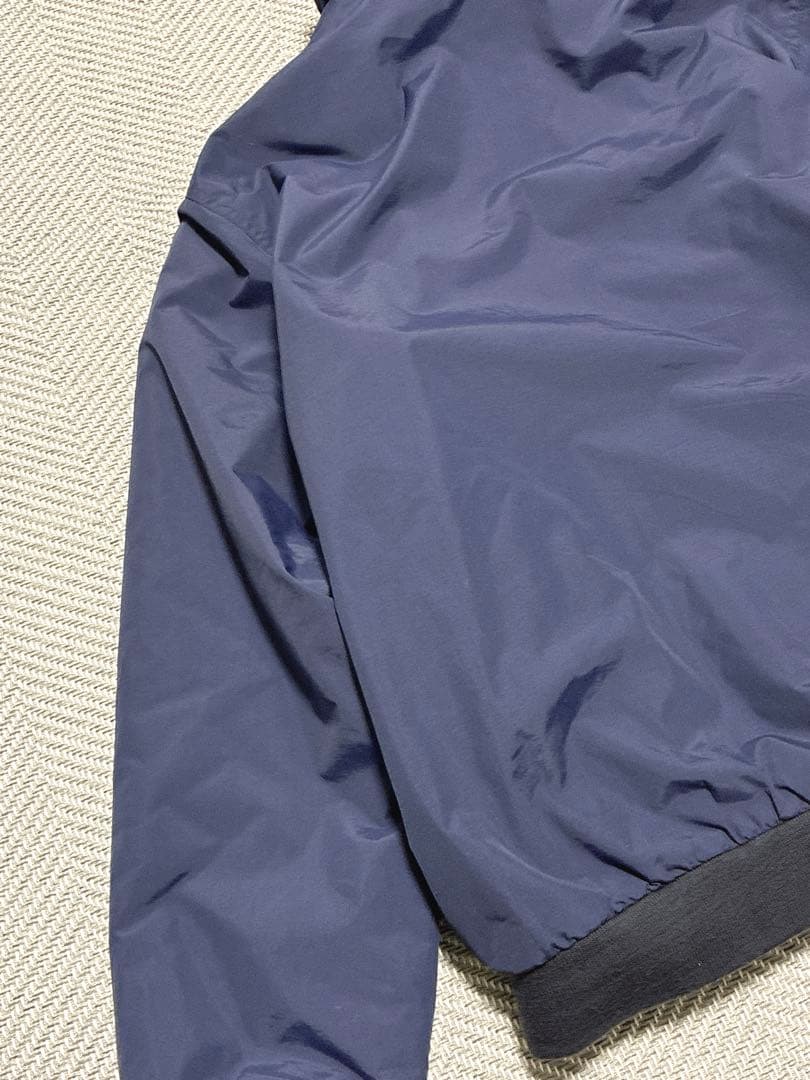 美品 00s L.L.Bean ウォームアップジャケット M ネイビー フリース
