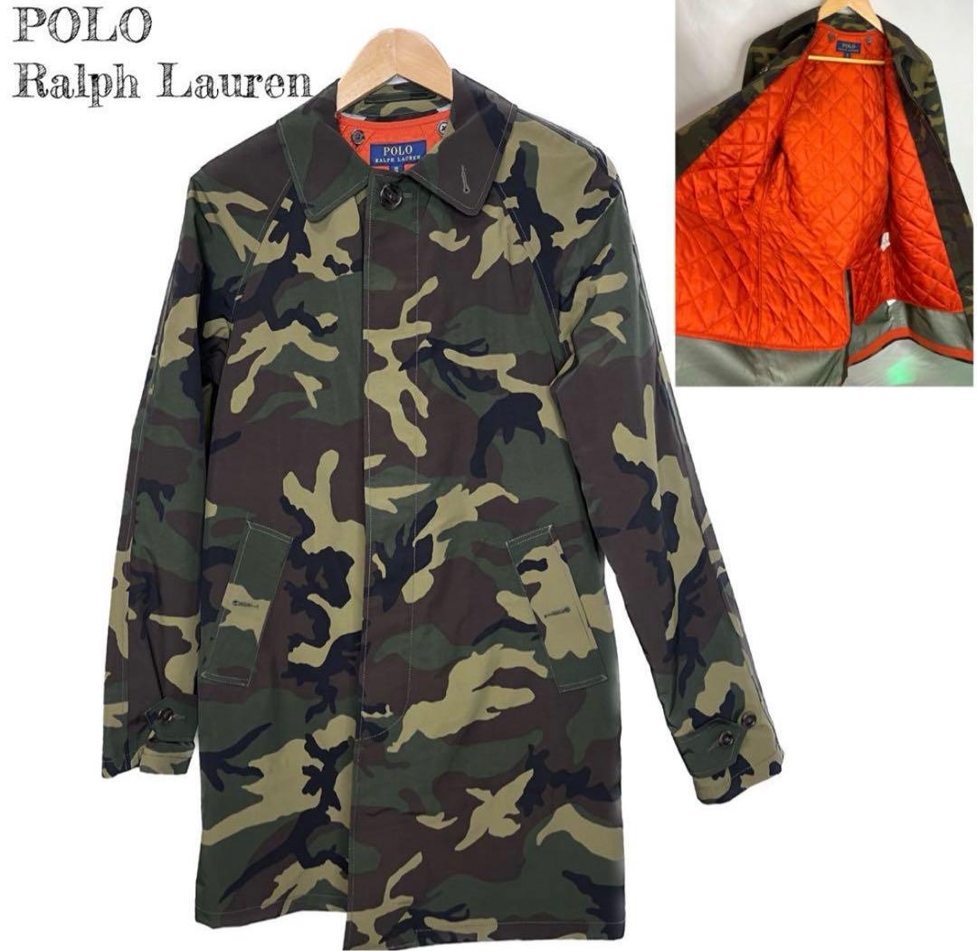 [Ralph Lauren] ポロラルフローレン ステンカラーコート 迷彩
