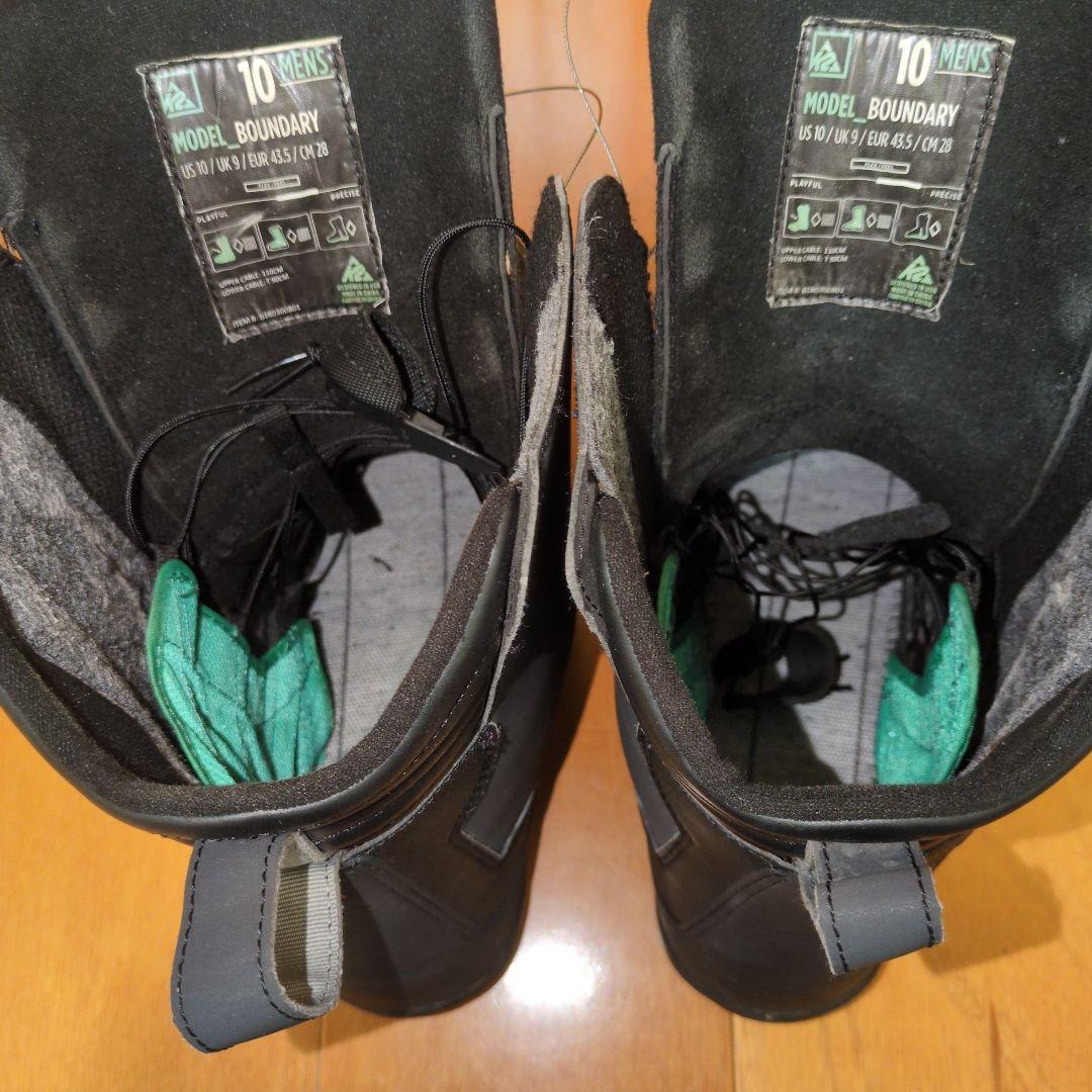 K2 BOUNDARY 28センチ　スノーボードブーツ　ダブルボア