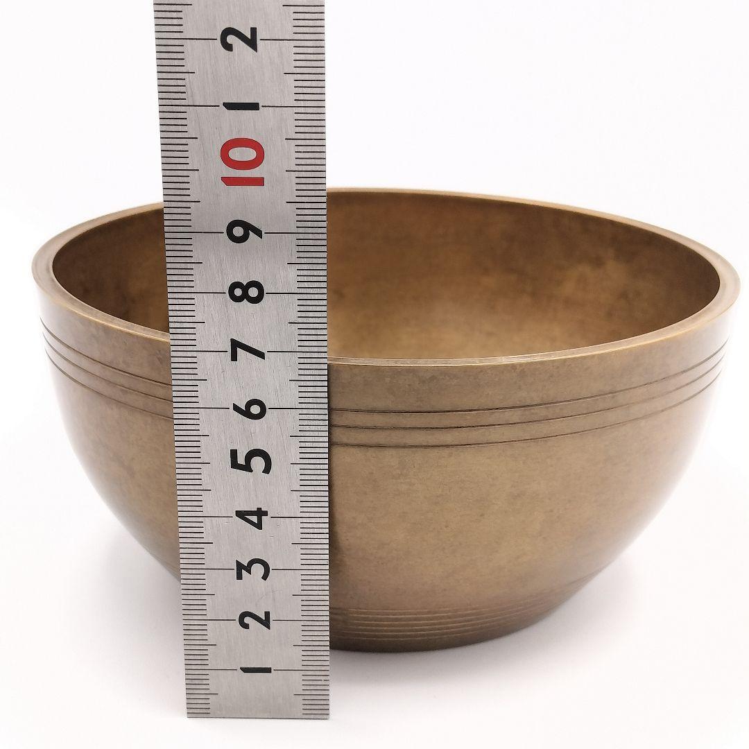 a197 建水　砂張建水　瓔珞　吉羽興兵衛　茶道具　茶道　古物　響銅