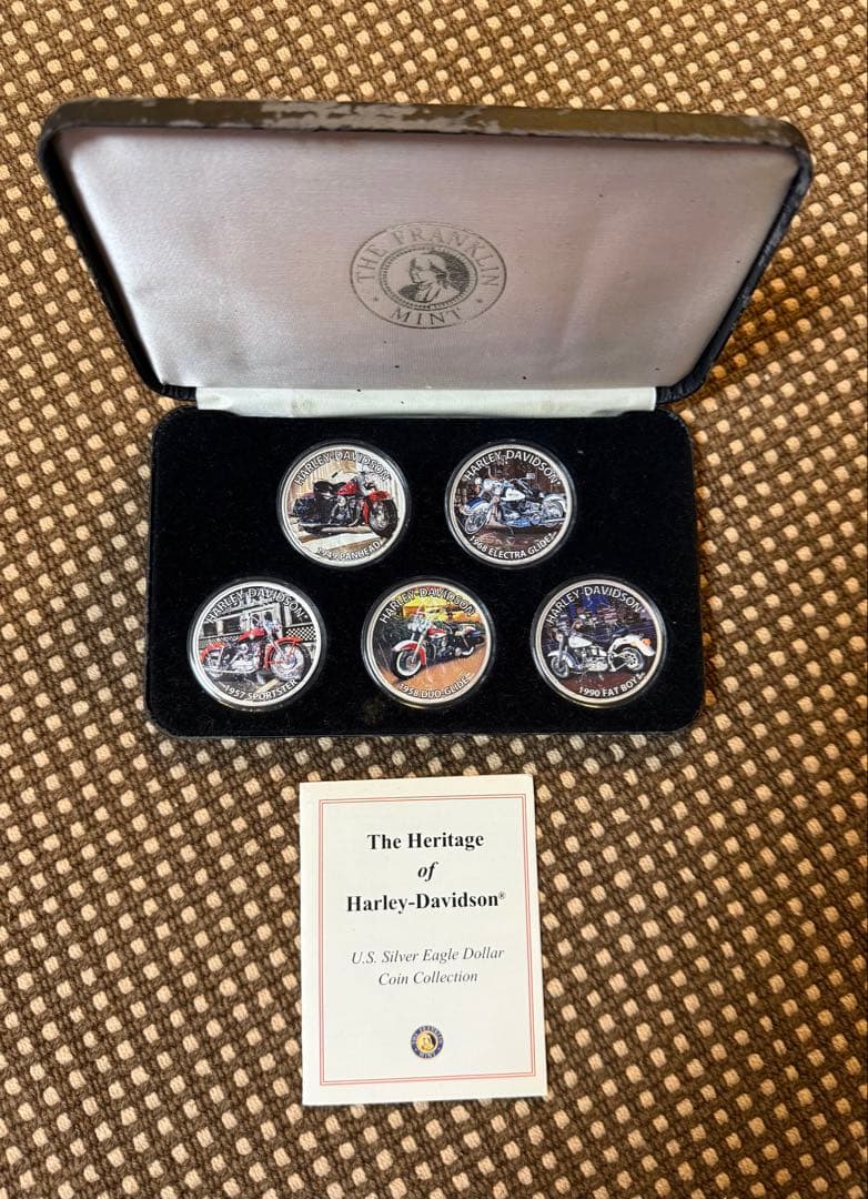 レア ハーレーコレクション イーグル1オンス銀貨5枚 純銀 ウォーキングリバティ