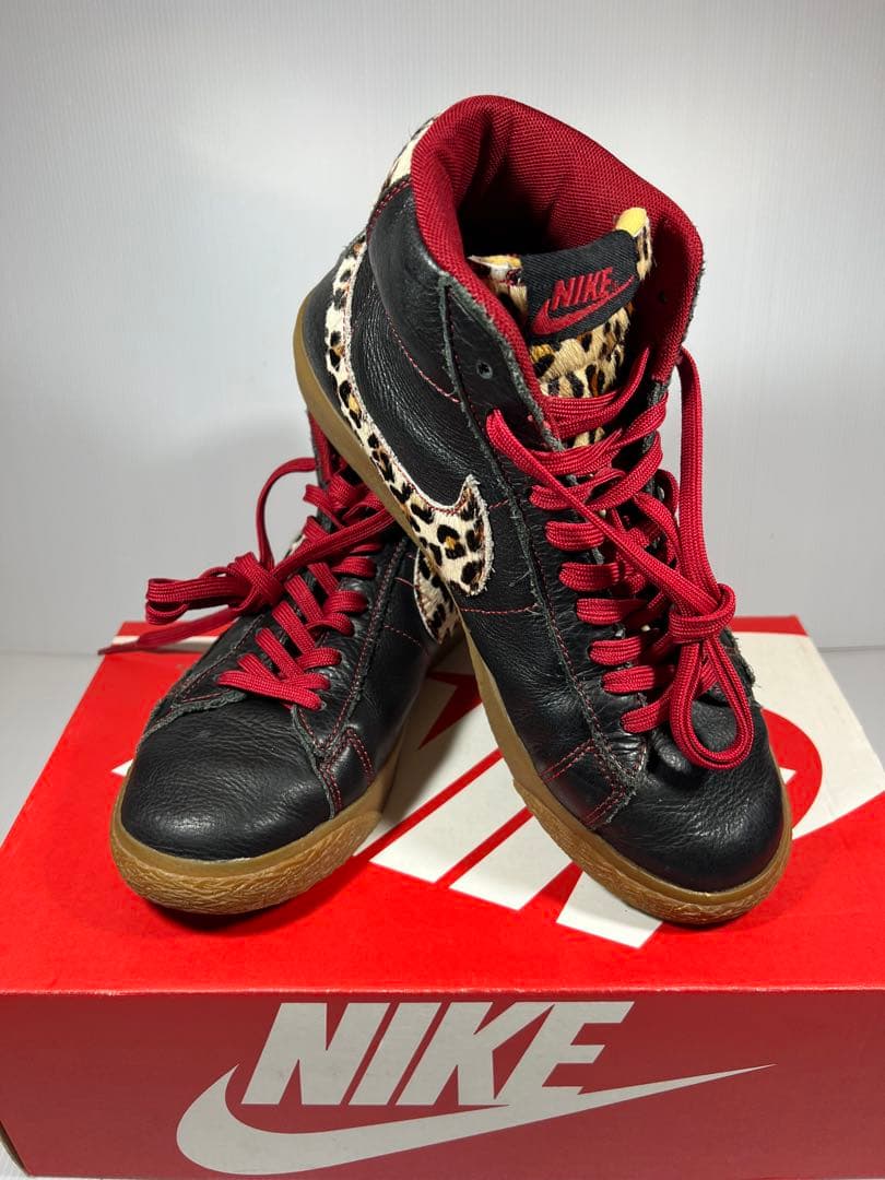 NIKE BLAZER MID プレミアヴィンテージレア24.5cmレオパード