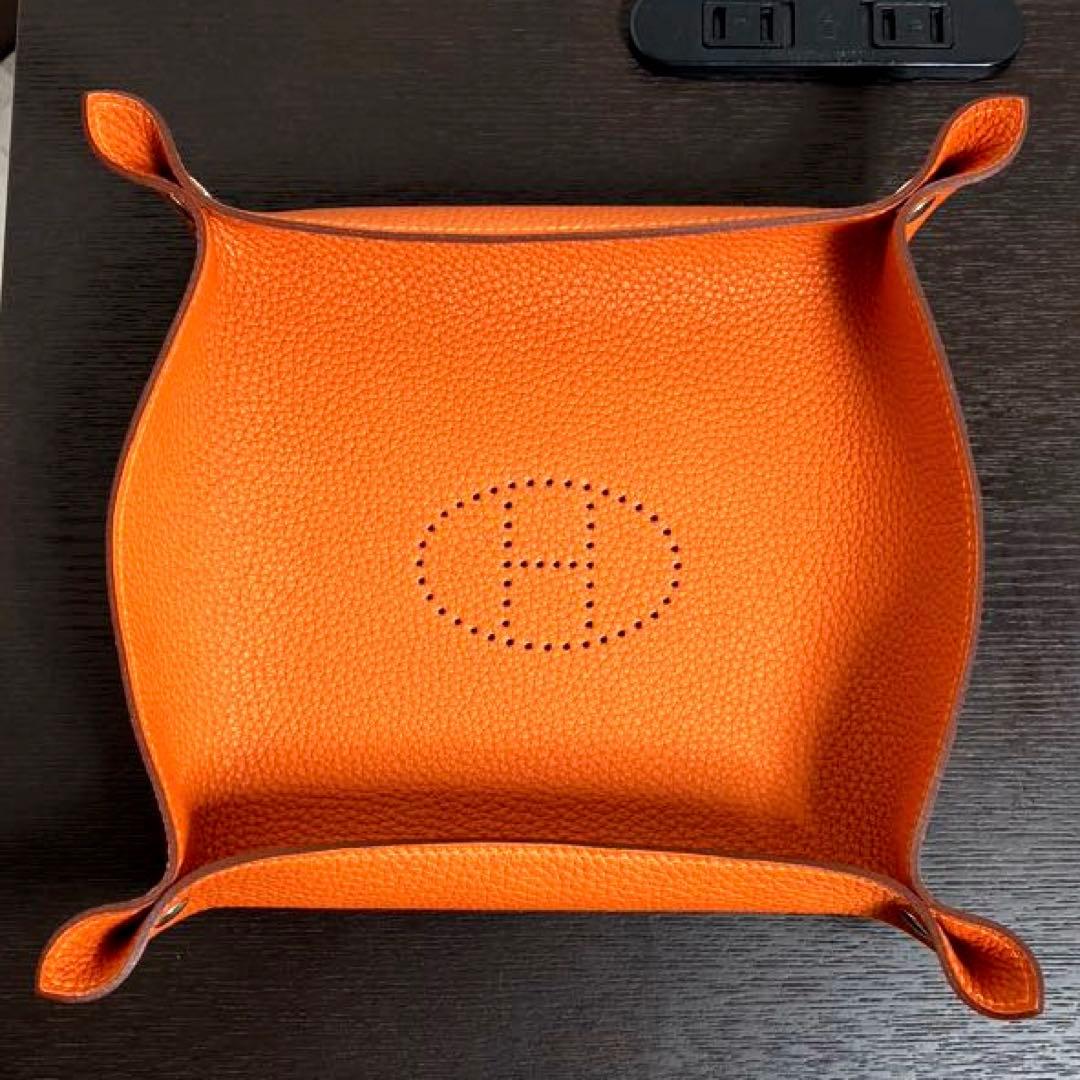 HERMES (エルメス) ヴィド・ポッシュ レザー トレイ