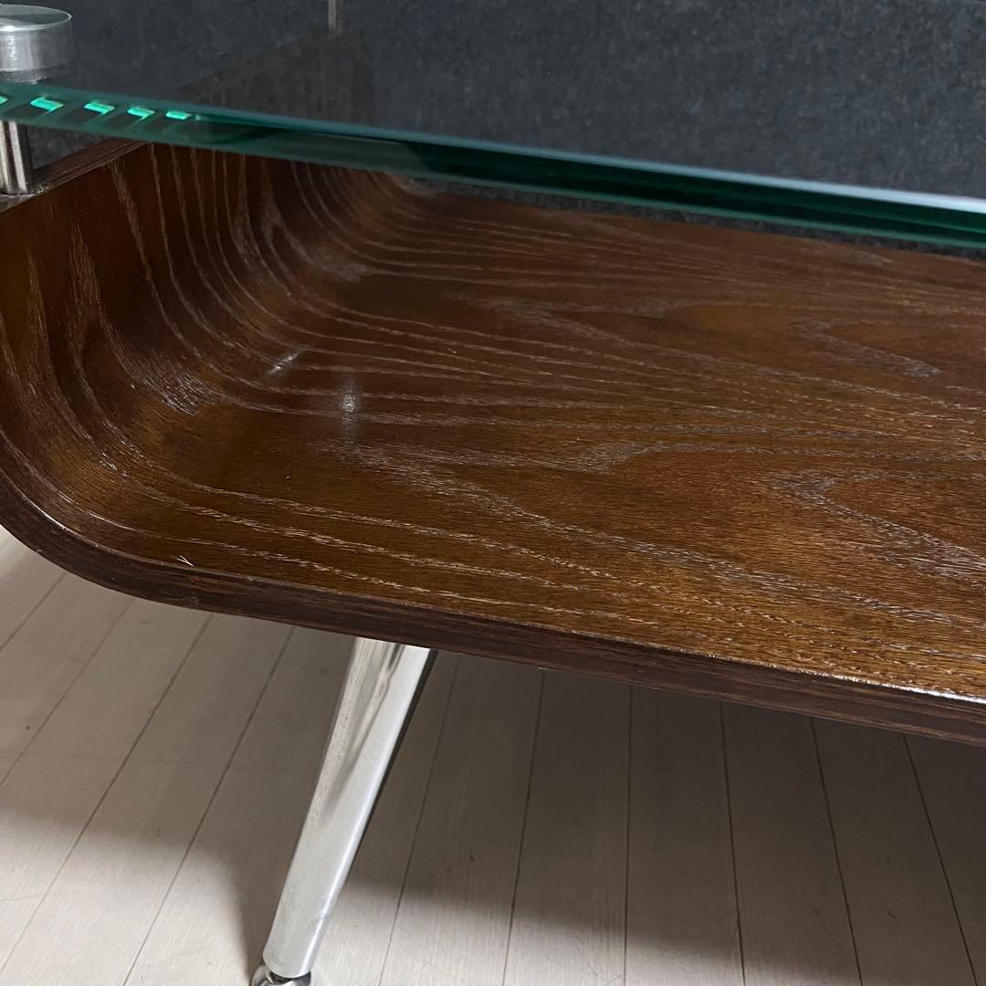 ミッドセンチュリー　スペースエイジ　センターテーブル ガラステーブル