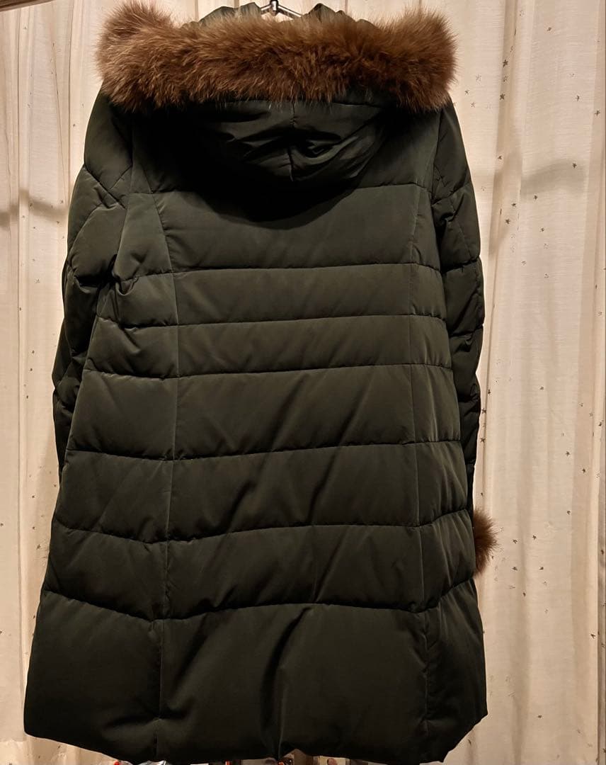 ef-de フォックスファー付　ダウンコート　11号