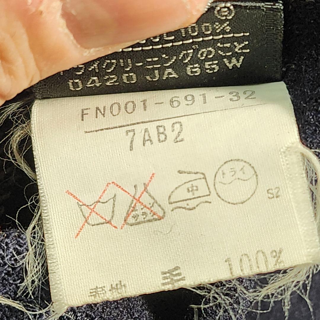 専用　売約済み　バーバリー リバーシブルコート ダブルフェイス ネイビー　7号