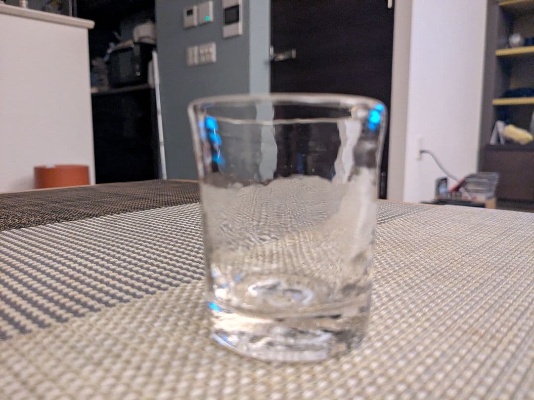 横山秀樹　ショットグラス　倉コップ　朝コップ　手吹き硝子　吹き硝子