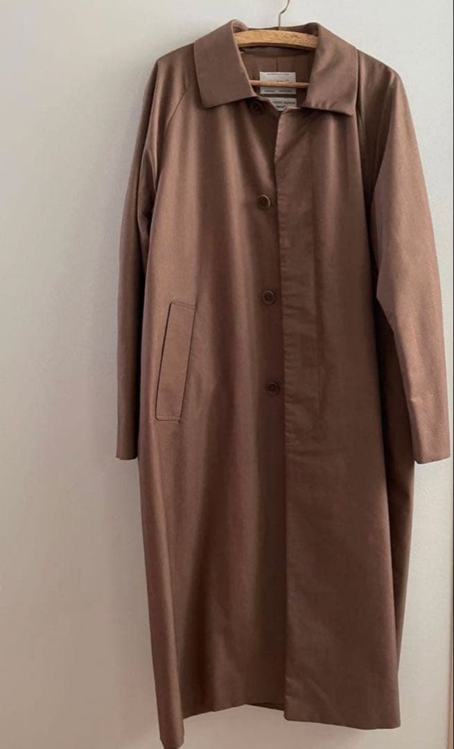 yaeca ヤエカ　ステンカラーコート　ベージュ　ブラウン