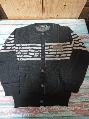 ROTAR ピアノカーディガン サイズM 黒 未着用品 ローター