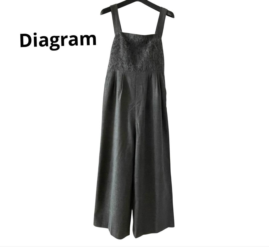 新品★ Diagram/ダイアグラム　サロペット　バックリボン　オールインワン