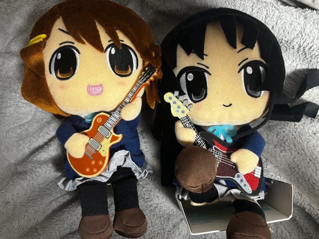 けいおん!　秋山澪　平沢唯　音に反応くびふりぬいぐるみ