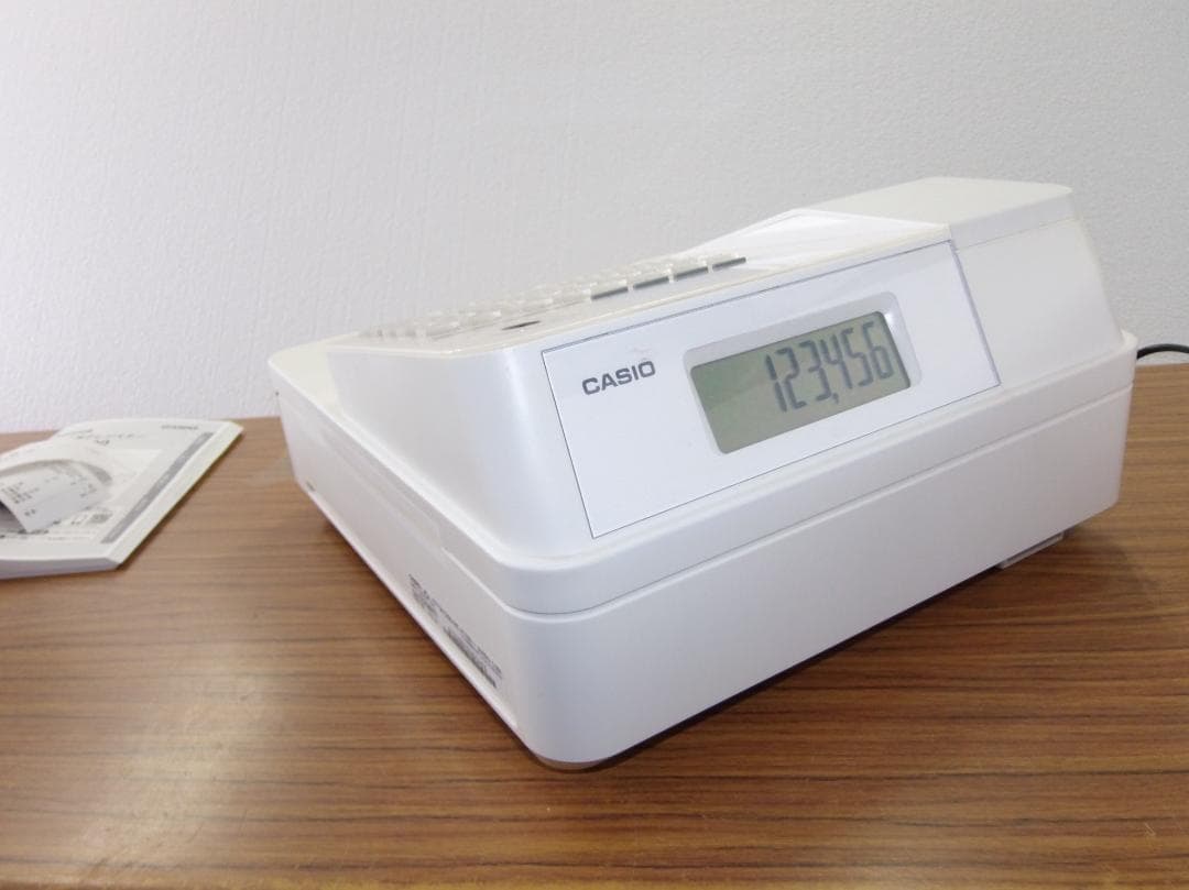 CASIO SR-S200-WE レジスター届いてすぐ使える設定無料250412