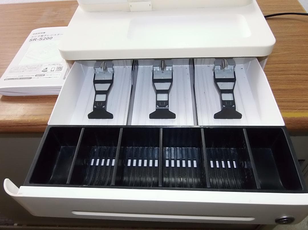 CASIO SR-S200-WE レジスター届いてすぐ使える設定無料250412