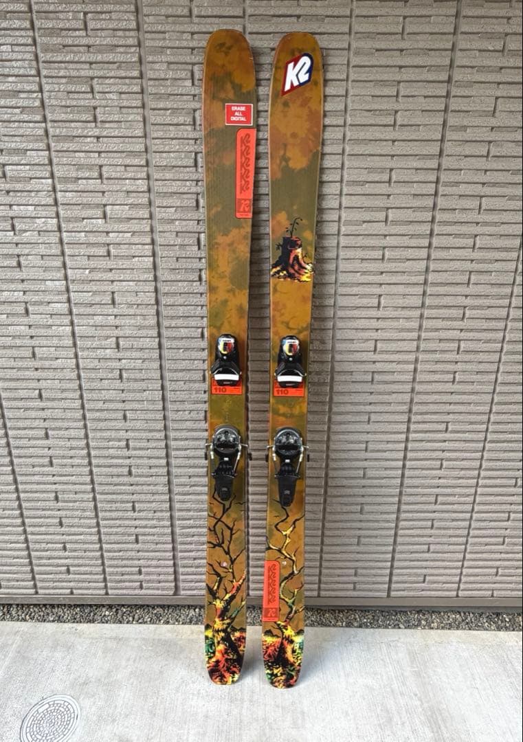 【使用2回】K2 reckoner 110 184cm ビンつき