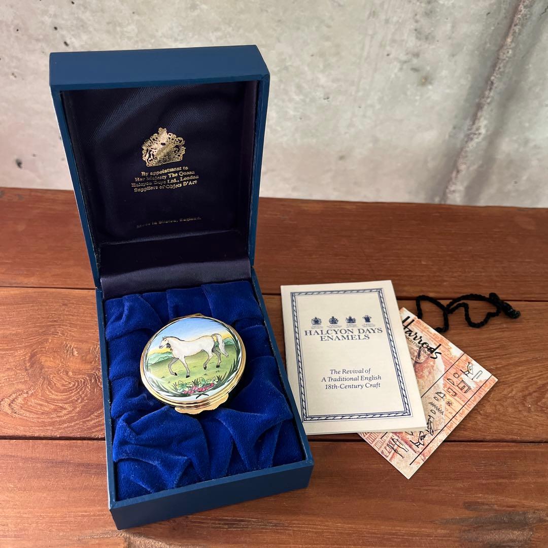 ☆HALCYON DAYS☆ハルシオンデイズ☆小物入れ☆馬☆【送料込み】