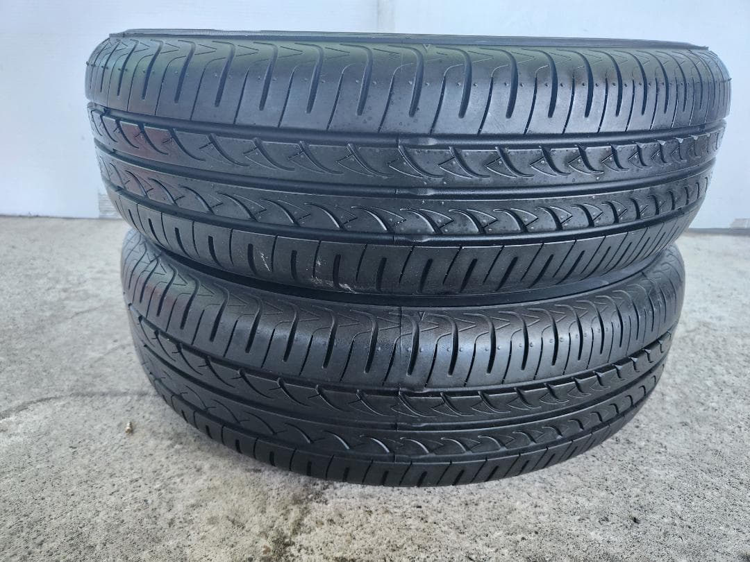 送料込☆2023年製 ヨコハマ タイヤ 155/65R14日本製☆2本