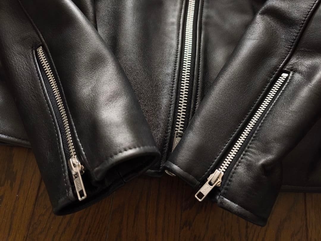 JAMES GROSE クラブマン　カウレザーライダース　サイズ36