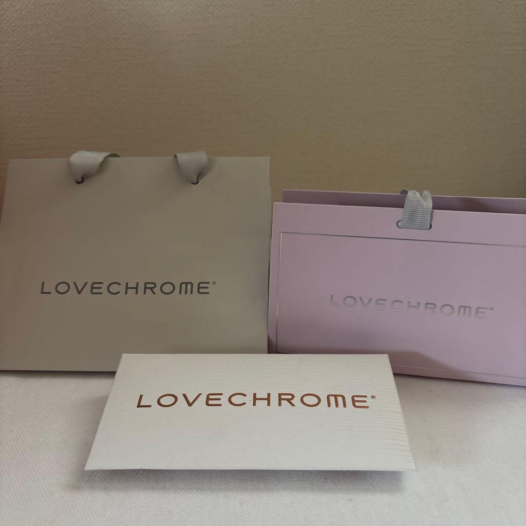 新品未使用 LOVE CHROMEラブクロム K24GPツキ ローズゴールド