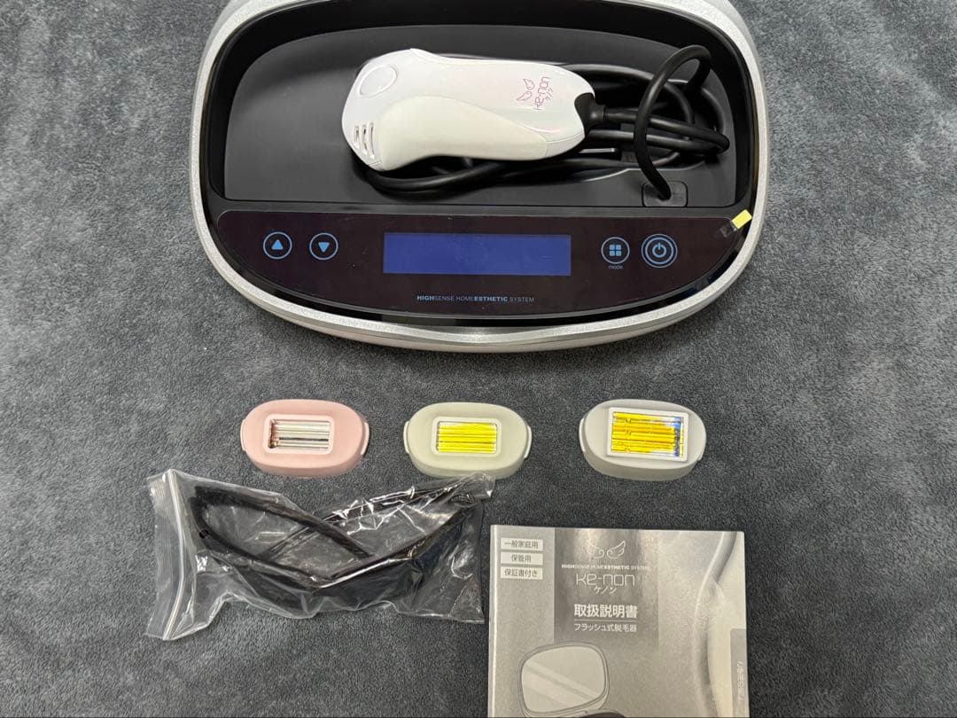 KE-NON ケノン Ver7.2 脱毛器 カートリッジ3個付！