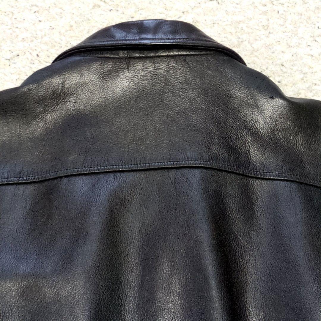 Wind Armor レザージャケット　黒　ニチワレザー