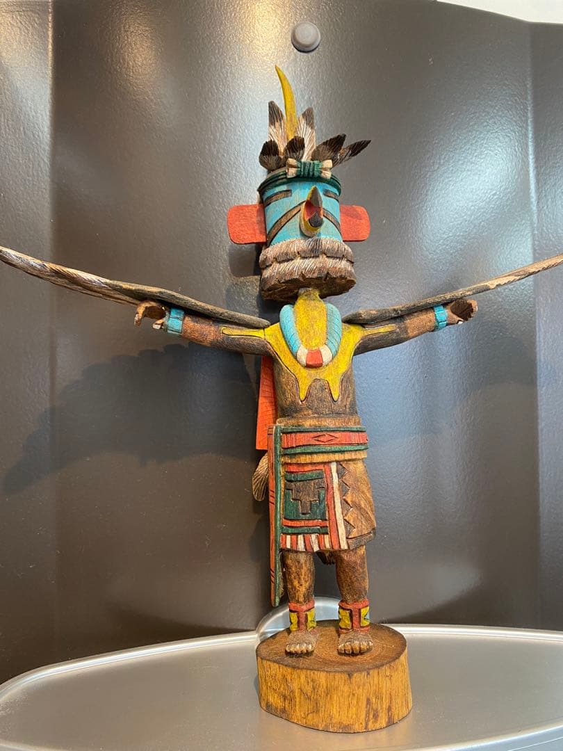 ネイティブアメリカン ホピ族 カチーナ カチナドール　イーグルダンサー