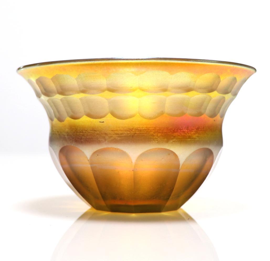 ルイス・C・ティファニー ファブリルガラス 大型 ボウル 小物入れ スタジオ