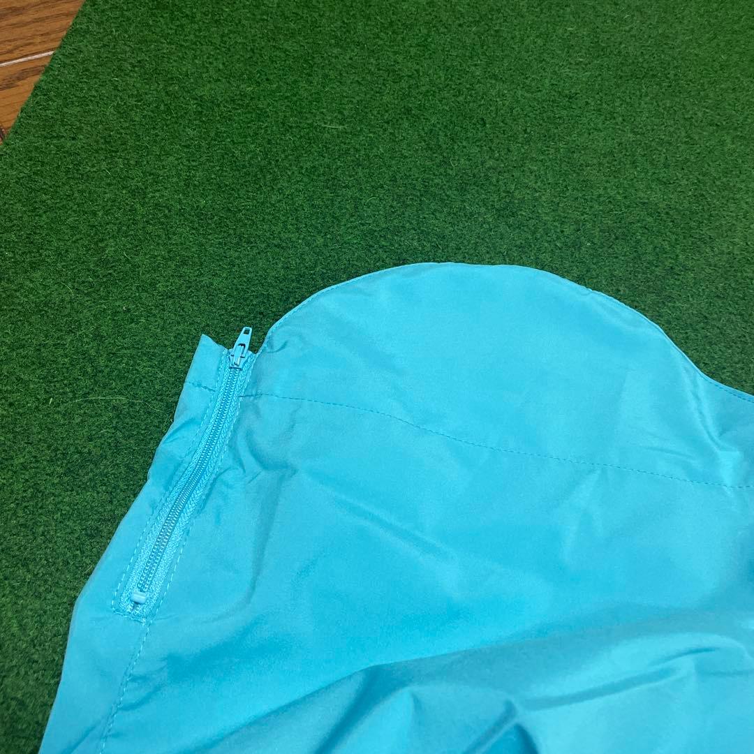 ルコック☆多機能レインウェア☆L☆ホワイト×ターコイズ