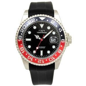 [テクノス] 腕時計 デイト 100周年モデル T6C28SH メンズ ブラック