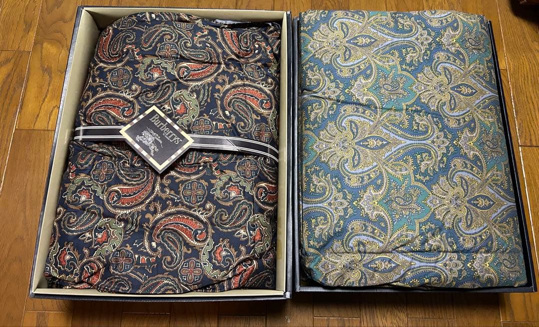 BURBERRYバーバリー羽毛掛ふとん2個セット シングルサイズ150×200