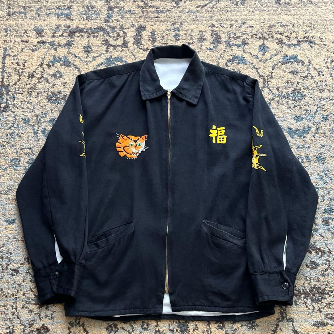 60s ベトジャン スーベニアジャケット 刺繍 ヴィンテージ オリジナル 70s