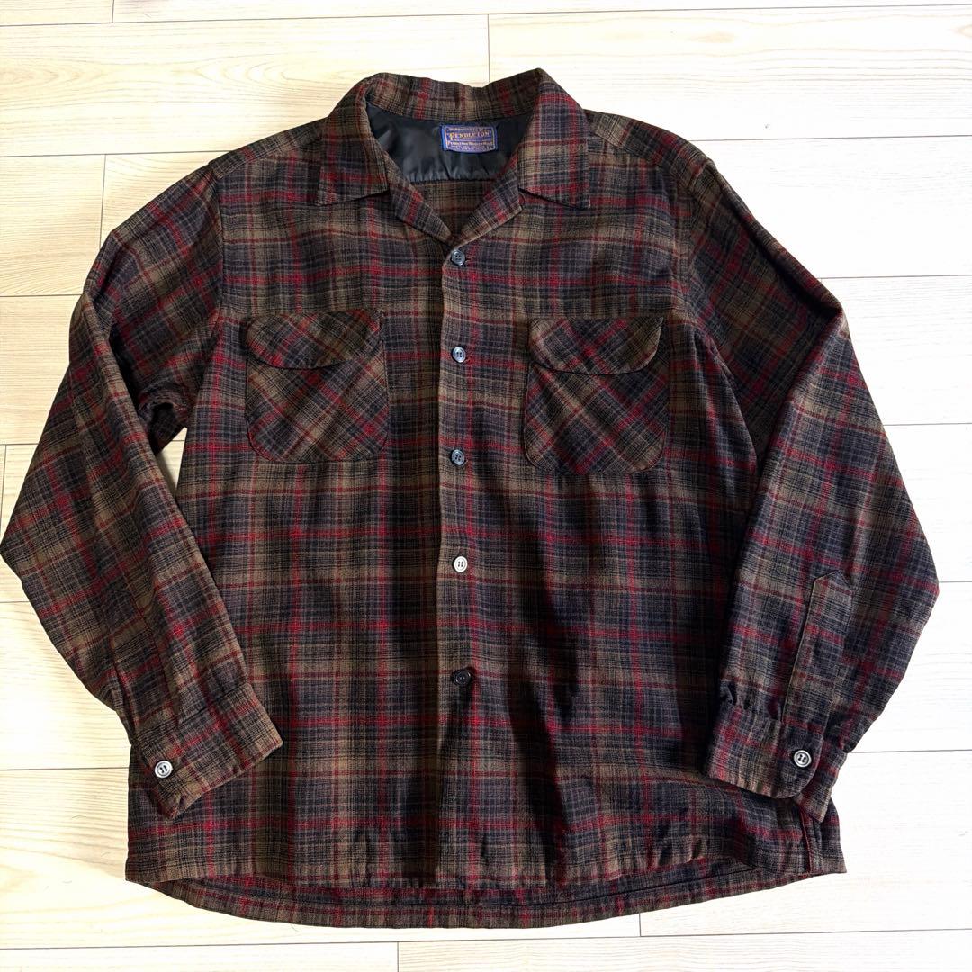 d*i様 超希少　50's ペンドルトン　PENDLETON 開襟　ウール　オー