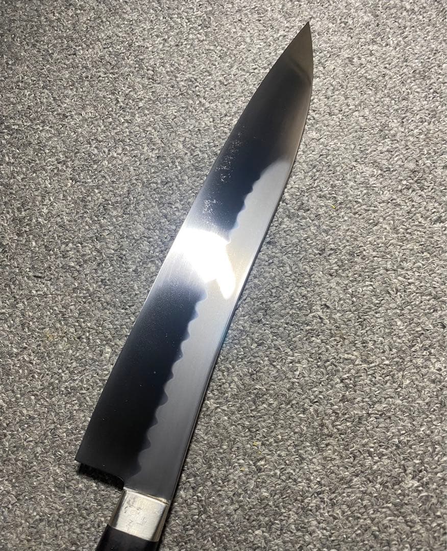 Cownee］玄海正國　本焼不動國作　牛刀　包丁　珍しい包丁　反り有り