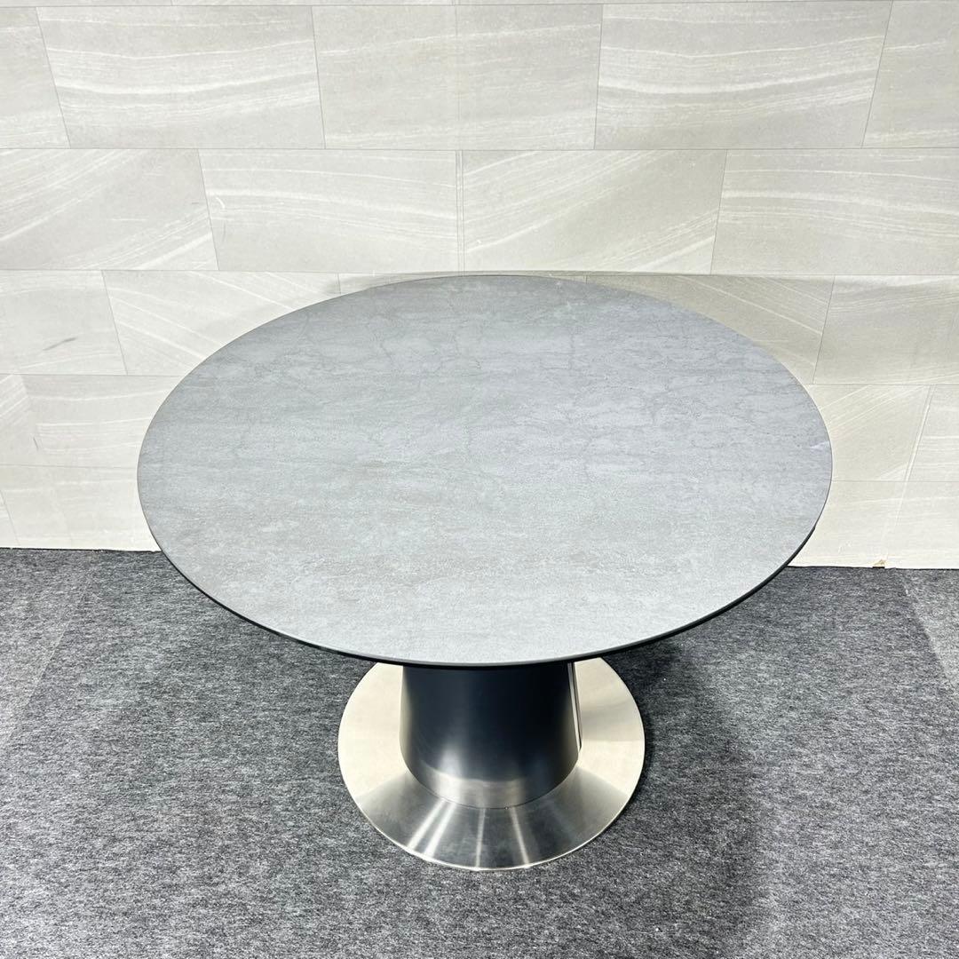 ターニー ダイニングテーブル 円形 スバジオ おしゃれ セラミック d5234