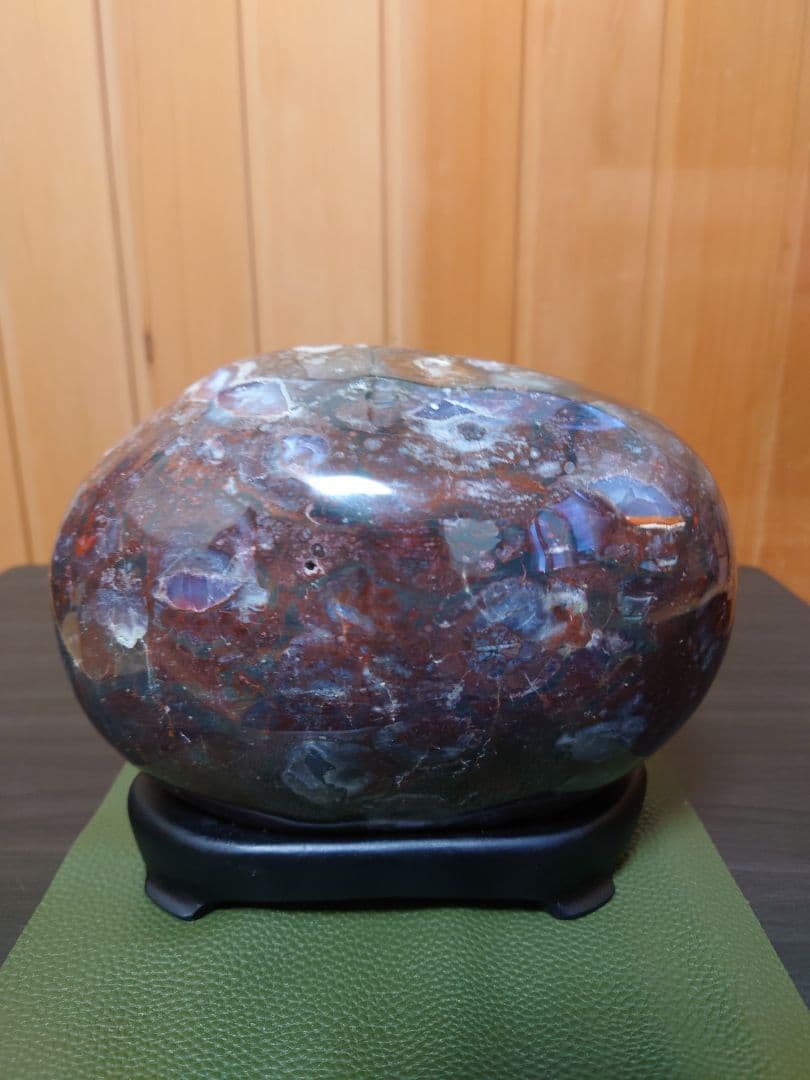 津軽　錦石 花子石　鑑賞石　青森県津軽西海岸　自然石　盆石　水石