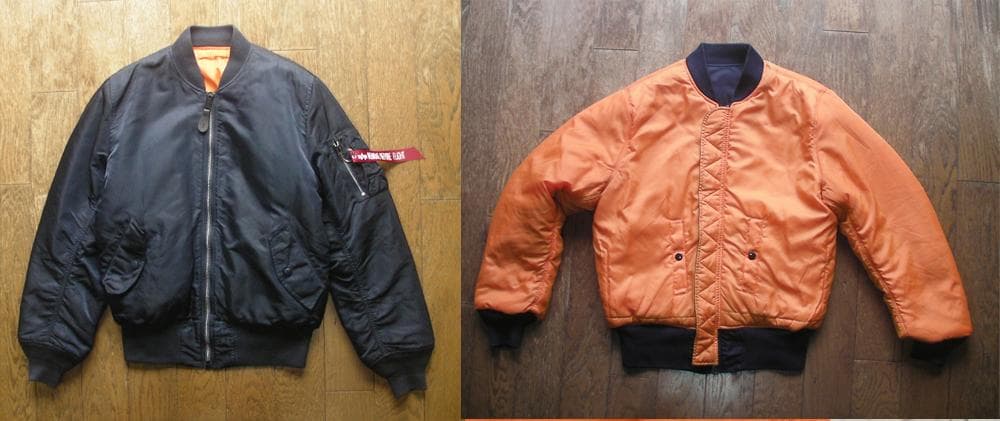 ALPHA　Ma1　フライトジャケット　リバーシブル　S（実質M～L）A■128