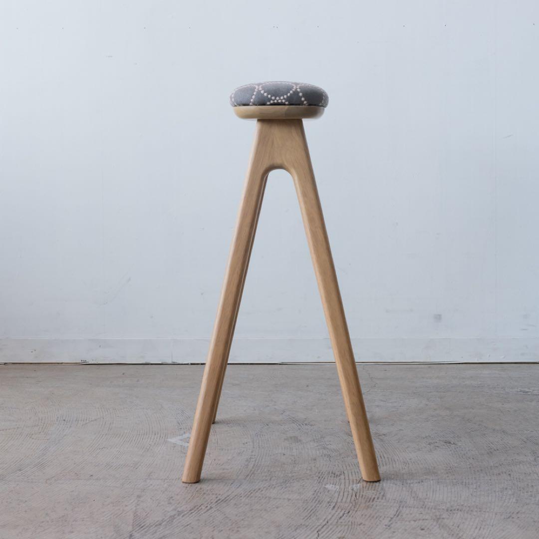 キッチンスツールNA H630＋ミナ ペルホネン　タンバリン