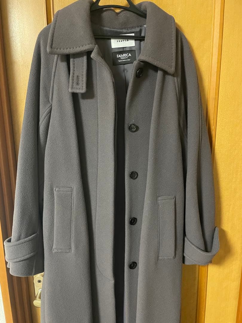 FRAY I.D バルマカンロングコート　モカ