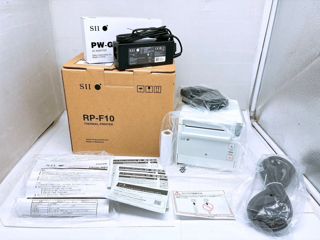 l*y様 SII サーマルプリンター レシートプリンター ホワイト 付属品付 P