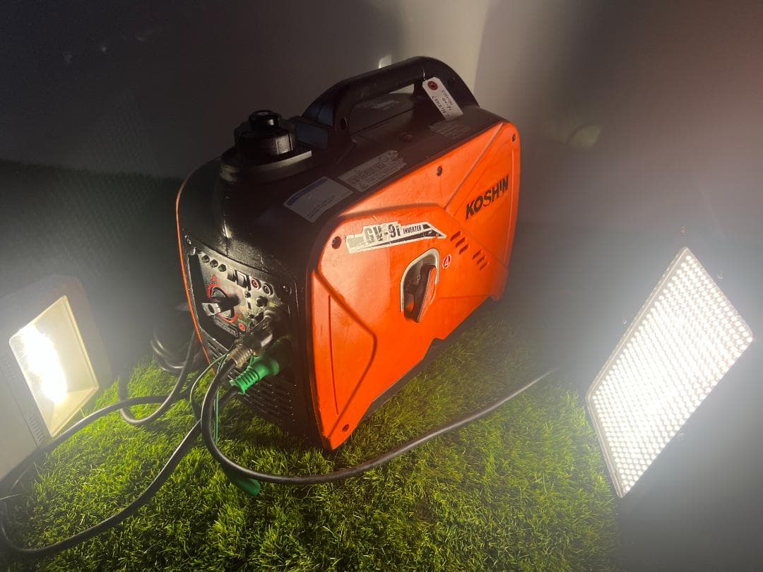 KOSHIN 工進 インバーター発電機 GV-9i ♪ 動作良好♪ KHD76