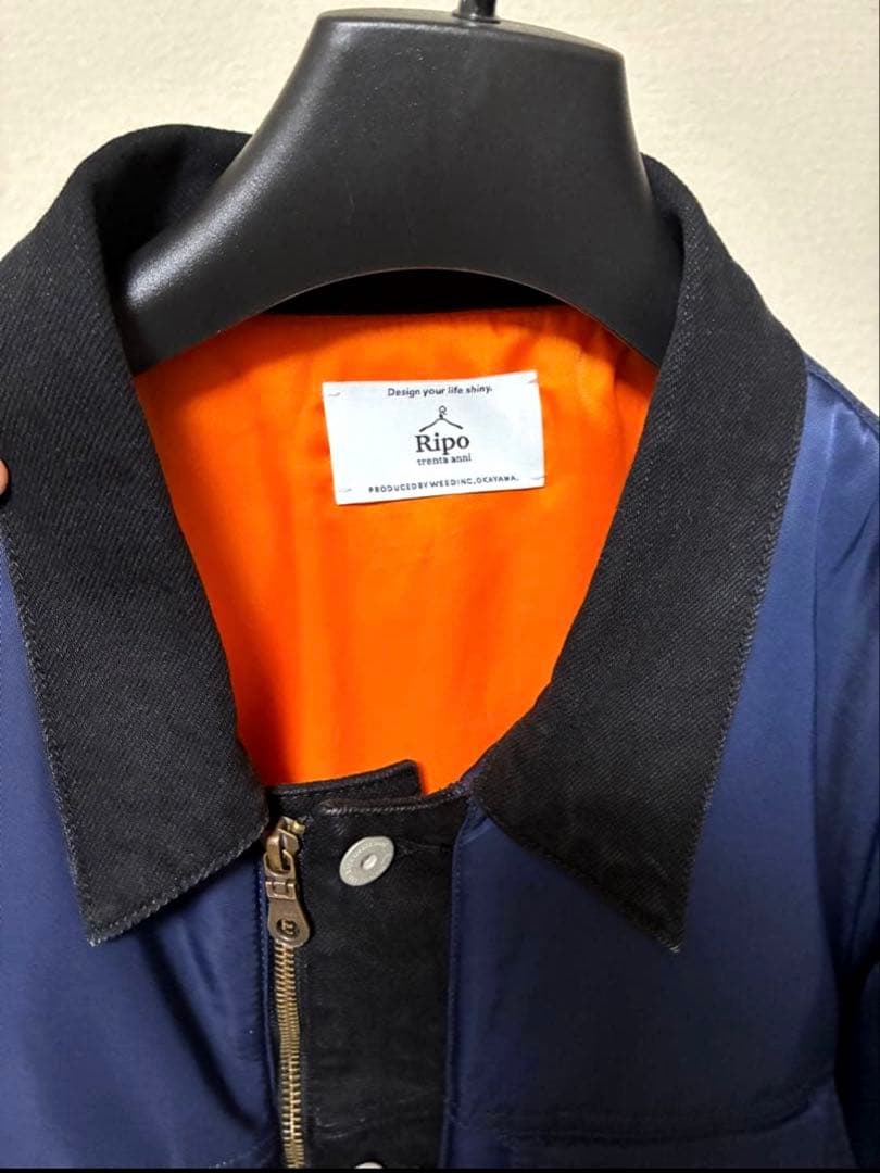 D*n様 【希少‼️】岡山デニム Ripo Trenta Anni MA-1 ジ