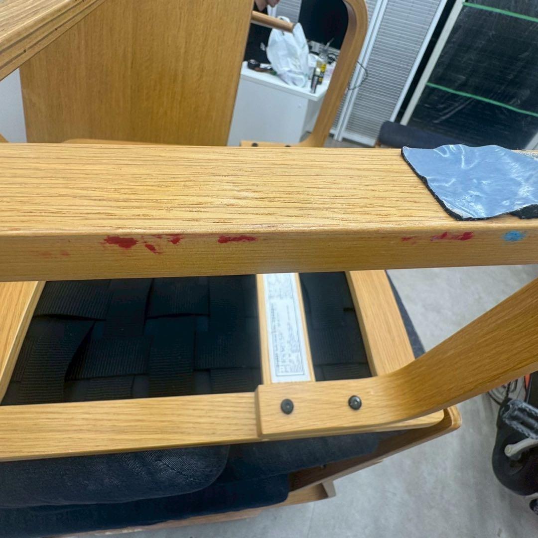 リビングでもダイニングでも使えるダイニングセット　直引き取り限定　オーク材