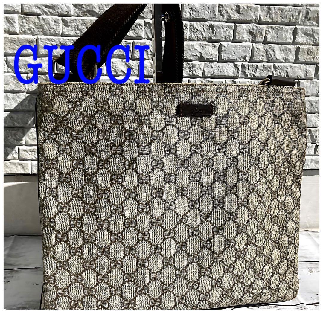 GUCCI　グッチ ショルダーバッグ　ワンショルダー　GGキャンバス