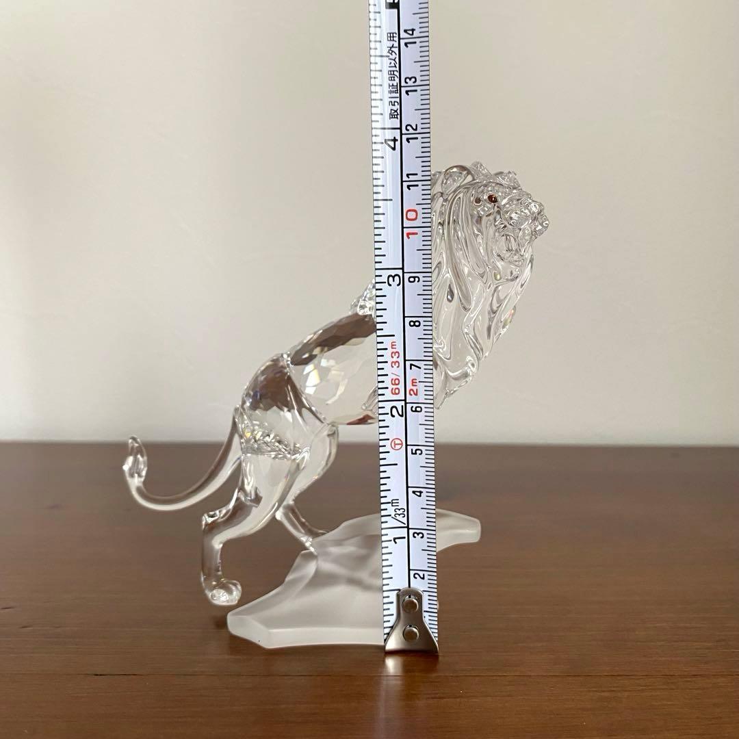 SWAROVSKI スワロフスキー クリスタル ライオン 置物