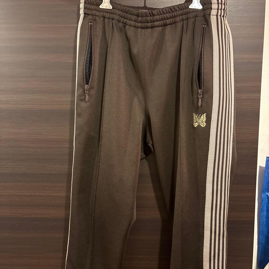 Needles トラックパンツ　ブラウン　ナロー　 サイズS